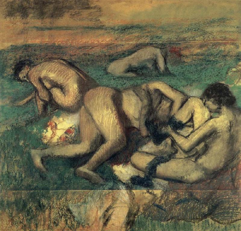 Edgar Degas Baigneuses Sweden oil painting art